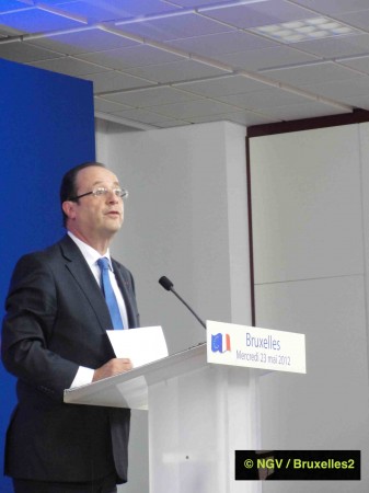 François Hollande, un changement de style, plus européen