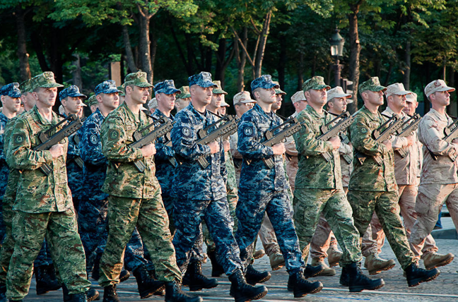 Détachement inter-armée croate (crédit : ministère Fr Défense)
