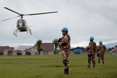 MONUSCO helicopters fired rockets and guns at M23 rebels (Credits: MONUSCO)