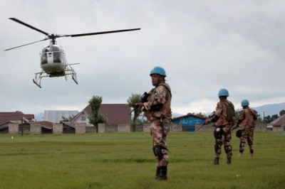 Les hélicoptères de la Monusco ont tiré des roquettes et au canon sur les rebelles du M23 (Crédits: MONUSCO)