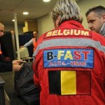 Départ de l'équipe de de secours belge B-Fast (crédit: B-Fast)