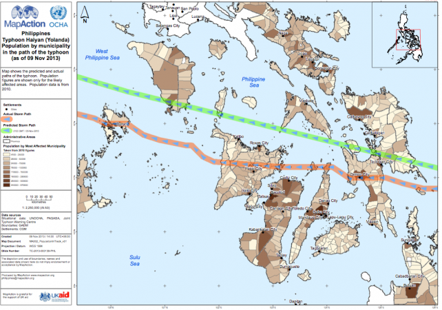 The passage of the cyclone