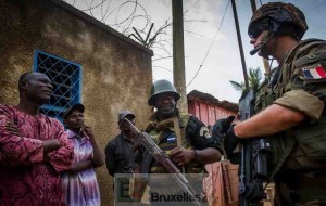 The French and Africans a bit alone in the Central African Republic. Europeans hang around (Credit: DICOD / French Ministry of Defence)