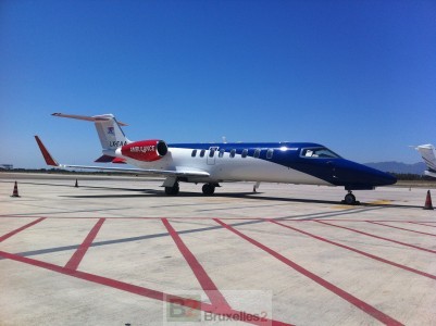 Un des avions de Air Rescue qui va être équipé "Ebola" (crédit : LAR)