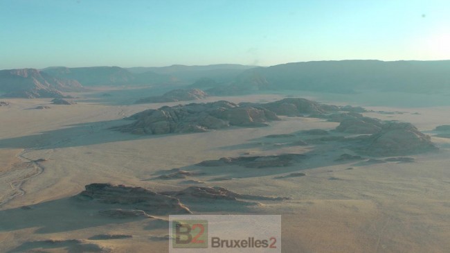 Attention aux mirages ! - désert jordanien (crédit : Marine nationale)