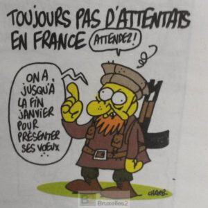 Les voeux de Charb... (crédit : Charlie Hebdo)