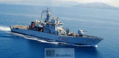 The Libra at sea (credit: Italian Navy)