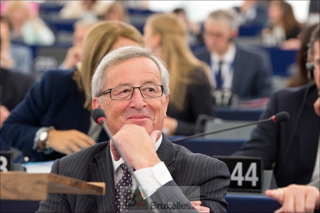 Le temps des sourires est-il terminé ? JC Juncker lors de son élection en juillet 2014 (crédit : Commission européenne)