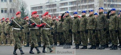 Returning Polish servicemen and military police (credit: MOD Poland)