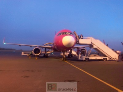 A plane at the "low cost" airport of Paris Beauvais © NGV / B2