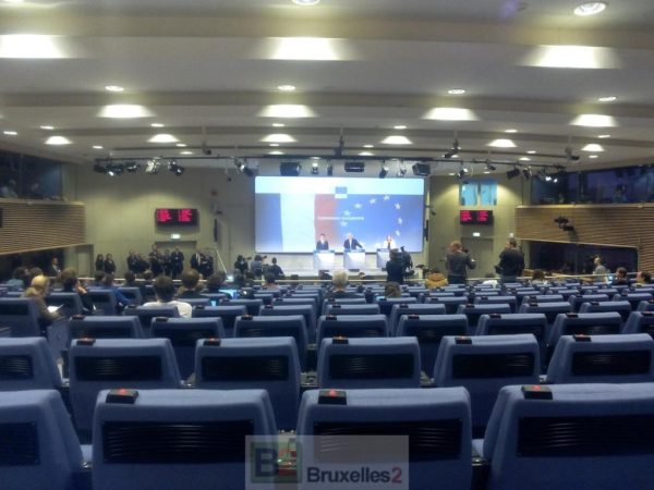 La conférence de presse de la Commission européenne de Manuel Valls