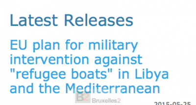 Le plan d’opération d’EUNAVFOR Med révélé par Wikileaks. Vraiment ?