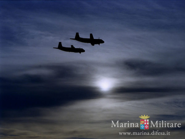 Atlantic patrol planes on reconnaissance flights (credit: Italian Marina)