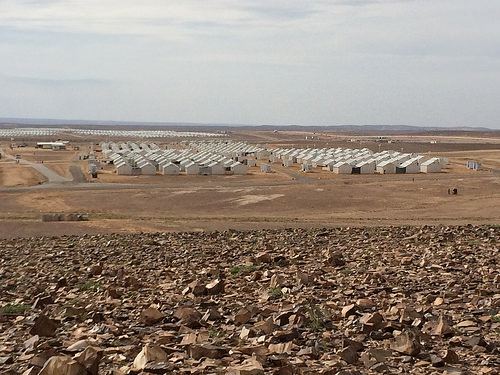 Le camp d'Azraq à la frontière Syrie - Jordanie (crédit : ECHO/Caroline Gluck)