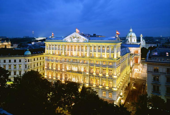 Vienne et son Hotel Imperial, célèbre aussi pour son café