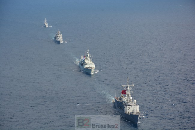 SNMG2 had extensive training with Turkish Navy