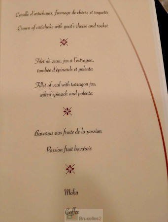 The EU summit menu, tweeted by Maltese Prime Minister Joseph Muscat