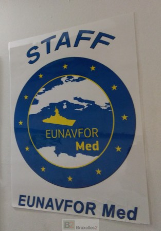 A bord du Cavour (opération Sophia)