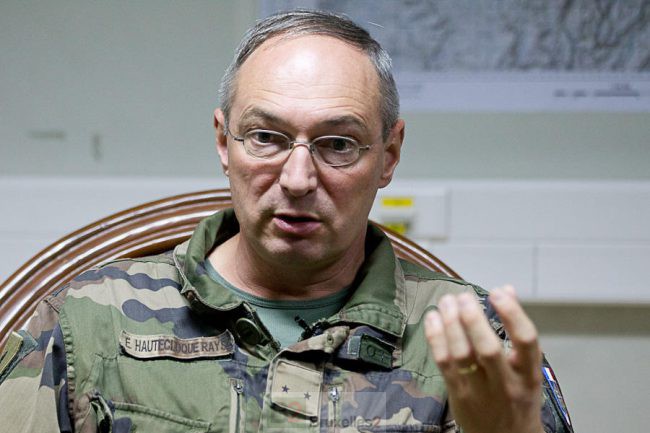 Le gnral de brigade Hautecloque est le commandant de la Task Force La Fayette Warehouse Kaboul.
