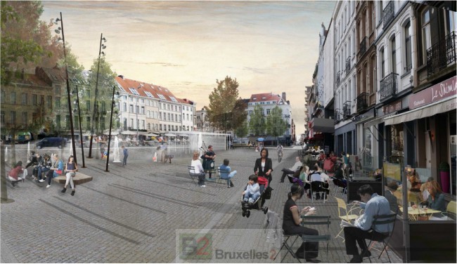 Place Jourdan in the future (credit: Etterbeek)
