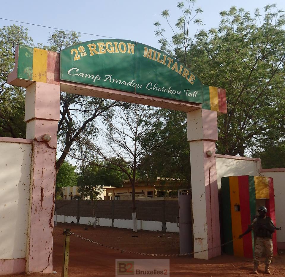 Entrée du camp de Ségou (Crédit : EUTM Mali) 