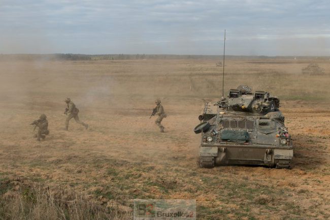 Exercice Dragon en Pologne de l'armée britannique (crédit : MOD / Crown - archives B2)