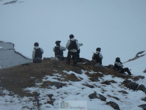 Chasseurs en position de tir