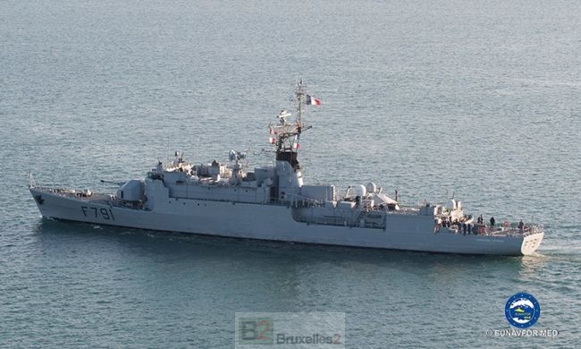 Le Commandant l’Herminier quitte l’opération Sophia