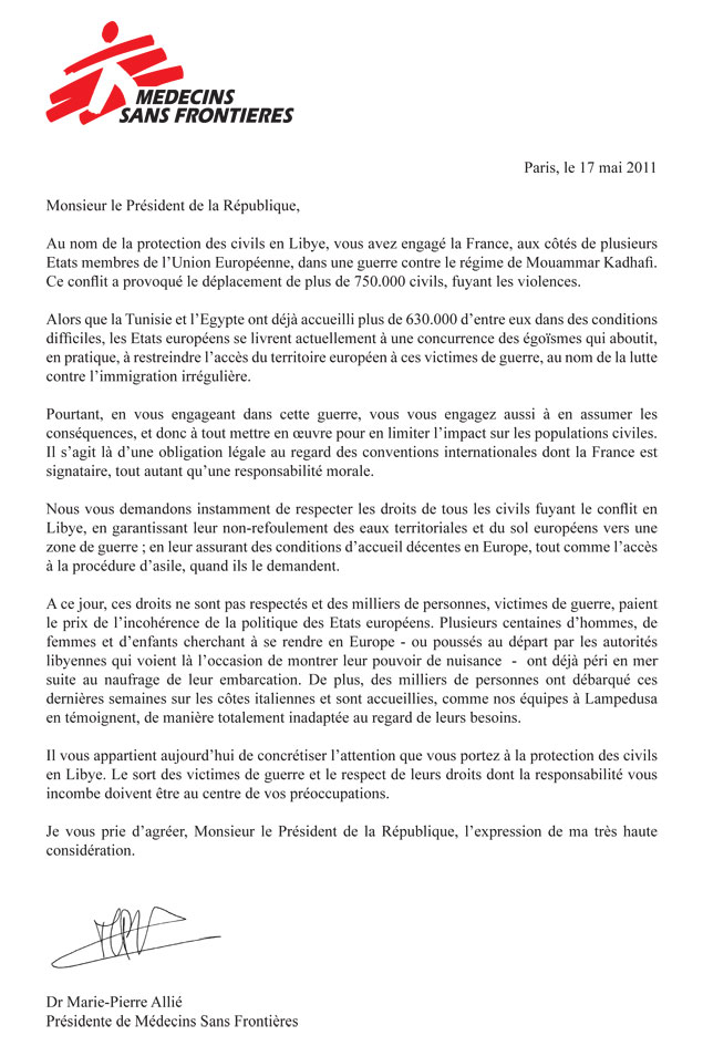 MSF sonne l'alarme pour l'accueil des réfugiés libyens en 