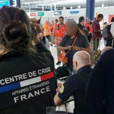 Reception by the crisis center at Niamey airport (Photo: Ministry of Foreign Affairs)